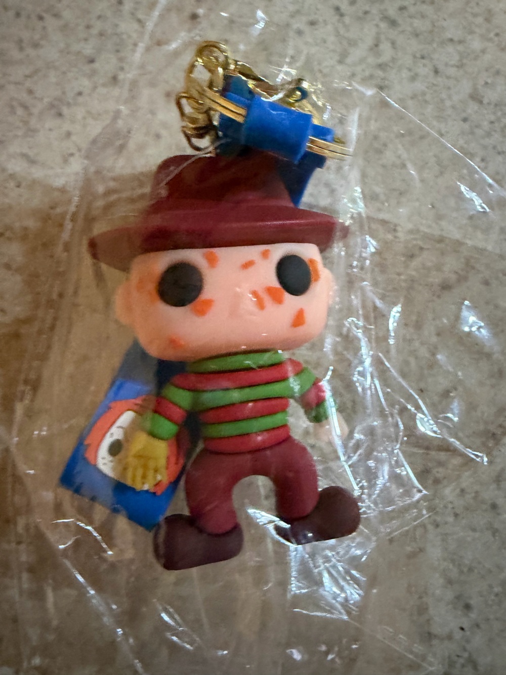 Horror Character Keychain - Freddy Kruger